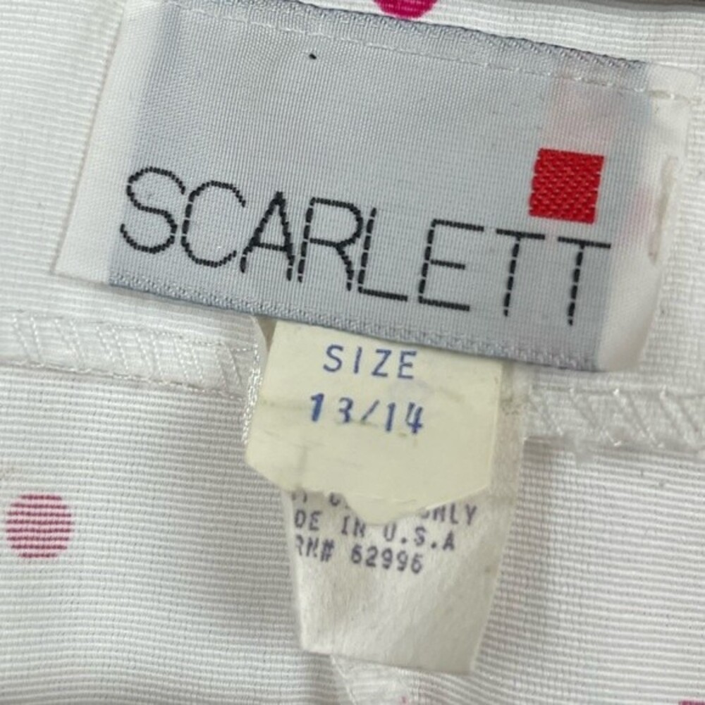 🥑5/$25 Scarlett vintage polka dot button detail pleated front dress 13/14 NWT - Picture 4 of 7